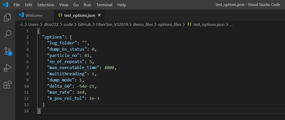 Как добавить json в visual studio